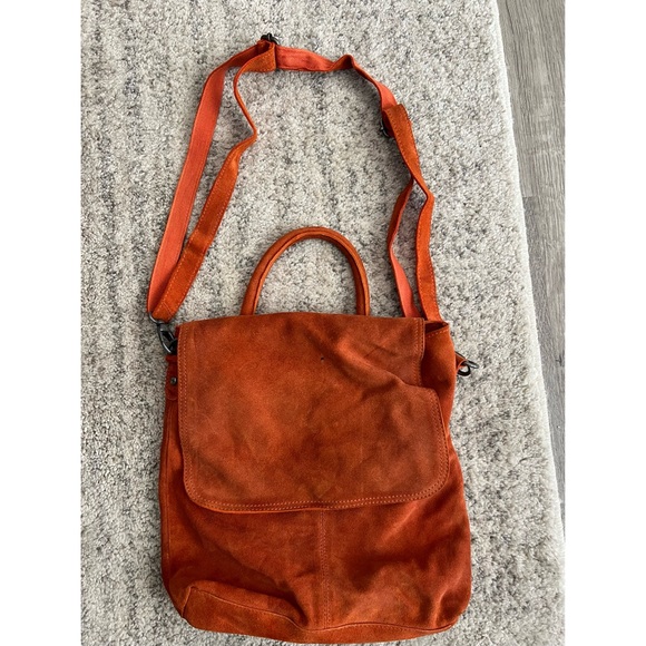 Free People Paris Convertible Backpack / Crimson - Picture 6 of 14